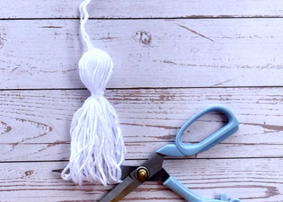 Finally, cut through each and every loop.